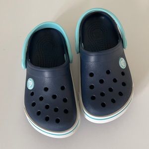 Navy Crocs